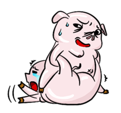 fat pig sticker #9118309