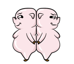 fat pig sticker #9118312