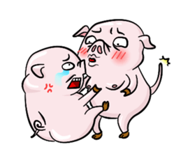 fat pig sticker #9118317