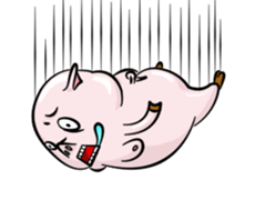 fat pig sticker #9118324