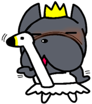 French bulldog Pistachio new year sticker #9118409