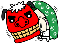 French bulldog Pistachio new year sticker #9118433