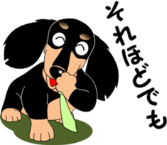 Miniature dachshund couple sticker #9118599