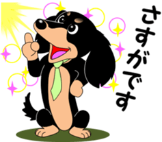 Miniature dachshund couple sticker #9118605