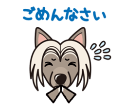 iinu - Chinese Crested Dog sticker #9119252