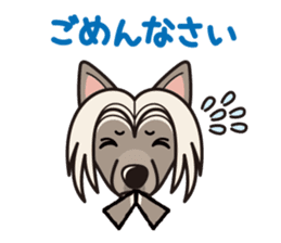 iinu - Chinese Crested Dog sticker #9119252