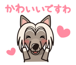 iinu - Chinese Crested Dog sticker #9119268