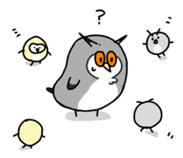 owl sticker 3 sticker #9119296