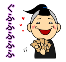 Topknot man3 sticker #9119558