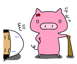 Topknot man3 sticker #9119563