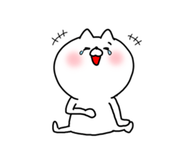 The smile of cat sticker #9119585