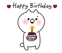 The smile of cat sticker #9119605