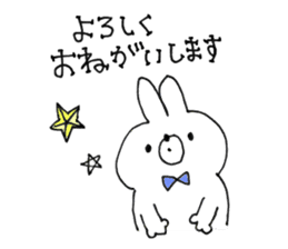 For people who like a star and rabbit sticker #9119974