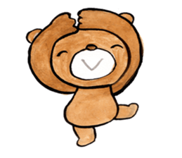 Bear Kumakuma chan sticker #9122133