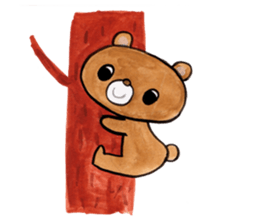 Bear Kumakuma chan sticker #9122164