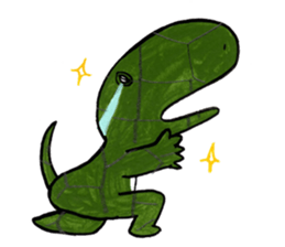 monitor lizard sticker #9122266