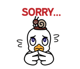 Seagull and the Snail sticker #9122319