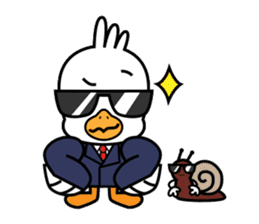 Seagull and the Snail sticker #9122321