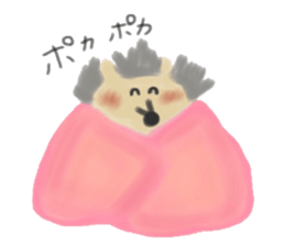 potter of the hedgehog [winter version] sticker #9122408