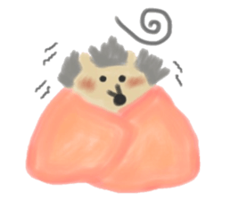 potter of the hedgehog [winter version] sticker #9122409