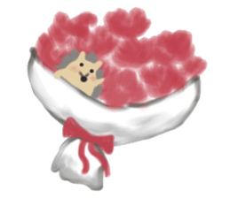 potter of the hedgehog [winter version] sticker #9122420