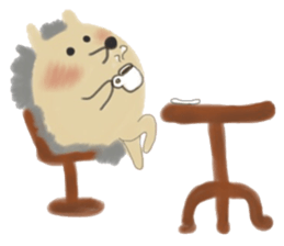 potter of the hedgehog [winter version] sticker #9122424