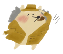 potter of the hedgehog [winter version] sticker #9122442