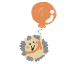 potter of the hedgehog [winter version] sticker #9122443