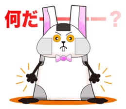 plastic shopping bag rabbit -5 sticker #9122476