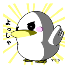 Lovely White BIRDY sticker #9123170