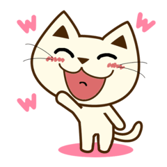 Cat sticker 2 of the usual times errand