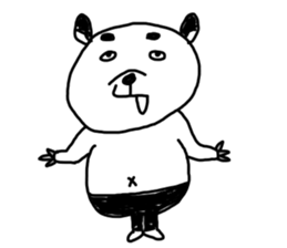 I'm not a panda. sticker #9123631