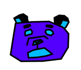 I'm not a panda. sticker #9123644