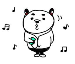 I'm not a panda. sticker #9123646