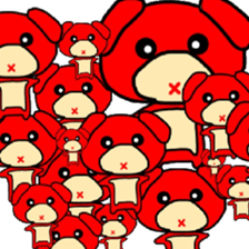 "bu-bu-" of a cub. sticker #9124355