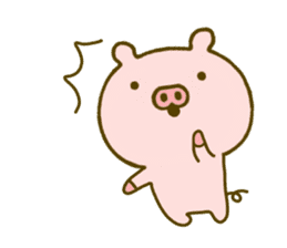 Pig Cute 4 sticker #9124624