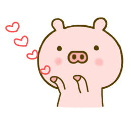 Pig Cute 4 sticker #9124627