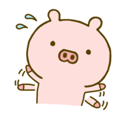 Pig Cute 4 sticker #9124642