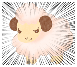 Moco Moco Sheep (English version) sticker #9124730