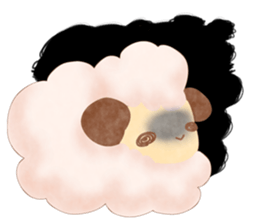 Moco Moco Sheep (English version) sticker #9124732