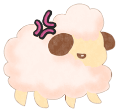 Moco Moco Sheep (English version) sticker #9124733
