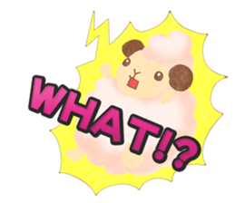 Moco Moco Sheep (English version) sticker #9124745