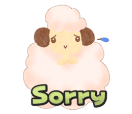 Moco Moco Sheep (English version) sticker #9124755
