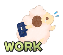 Moco Moco Sheep (English version) sticker #9124758