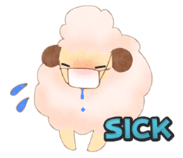 Moco Moco Sheep (English version) sticker #9124759
