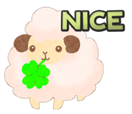 Moco Moco Sheep (English version) sticker #9124764