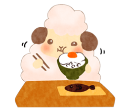 Moco Moco Sheep (English version) sticker #9124766
