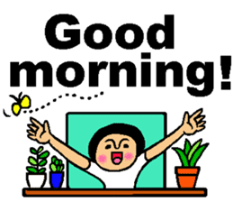 Friend talk sticker English version sticker #9125369