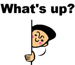 Friend talk sticker English version sticker #9125370