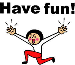 Friend talk sticker English version sticker #9125374